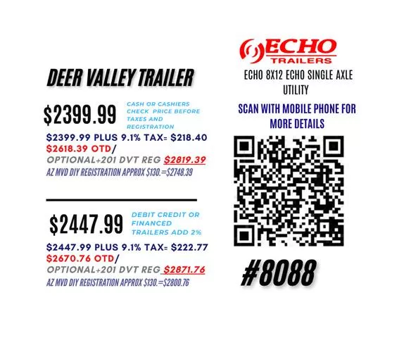 new Utility Trailers Echo  for sale, in Phoenix, AZ Thumbnail 3