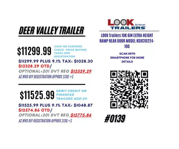 new Cargo (Enclosed) Trailers Look Trailers  for sale, in Phoenix, AZ Thumbnail 4