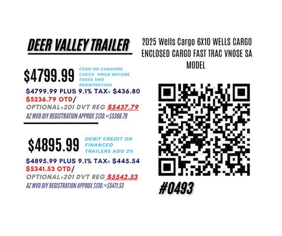 new Cargo (Enclosed) Trailers Wells Cargo  for sale, in Phoenix, AZ Thumbnail 5