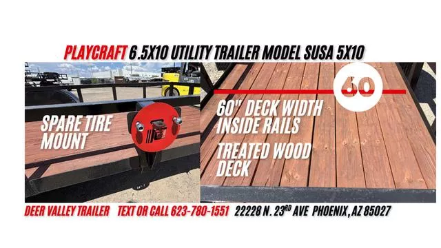 new Utility Trailers PlayCraft Trailers  for sale, in Phoenix, AZ Thumbnail 2