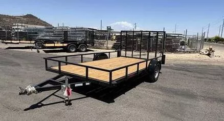 2026 Echo Trailer 8.5X12 ECHO TANDEM AXLE UTILITY TRAILER WITH GATE MODEL EA-12-15T-84