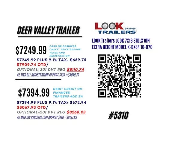 new Cargo (Enclosed) Trailers Look Trailers  for sale, in Phoenix, AZ Thumbnail 2