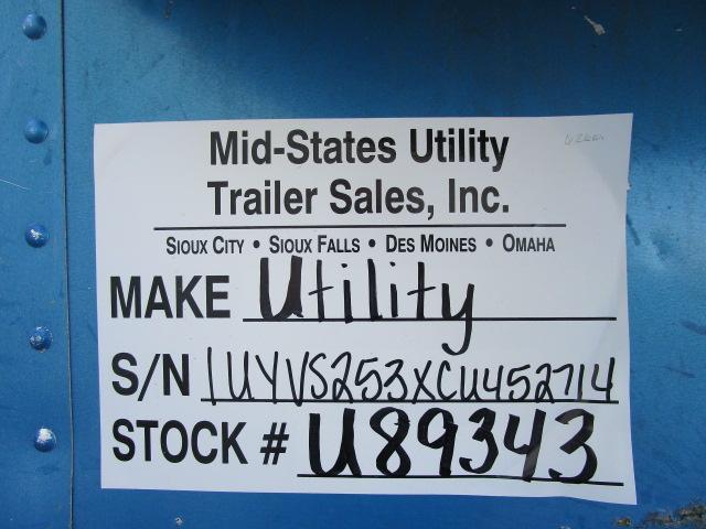 2012 Utility Trailer Manufacturing Company Reefer 2012 Utility Trailer Manufacturing Company Reefer