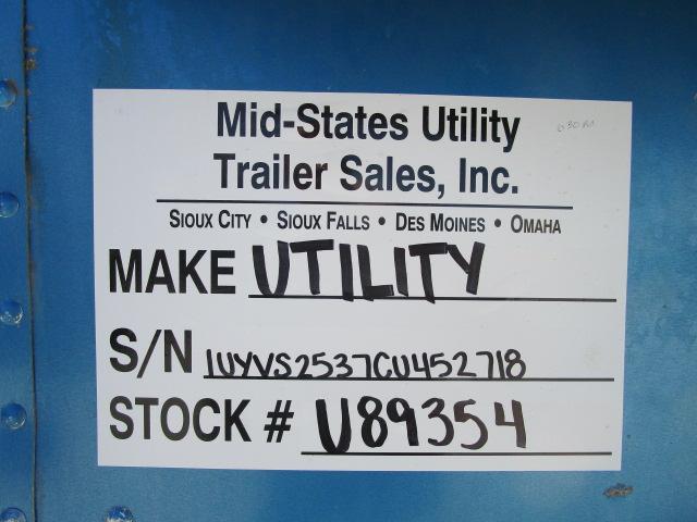 2012 Utility Trailer Manufacturing Company Reefer 2012 Utility Trailer Manufacturing Company Reefer