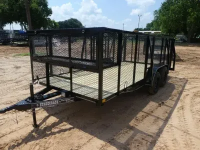2024 Davidson Trailers | 7X18x4 | Landscape + | 2-35K Axles | Black | Tai