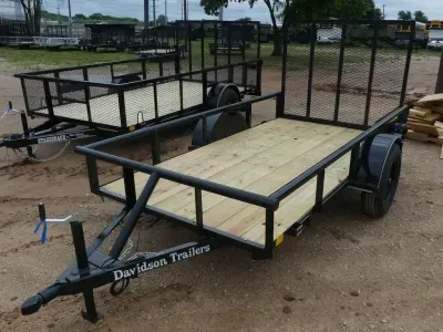 2026 Davidson Trailers | 5x10 | Utility Pipetop | 1-35k axle | Tailgate