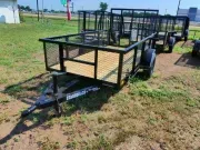 2026 Davidson Trailers | 5x10x2 | Landscape Utility | 1-35k axle | Black | Tailgate 