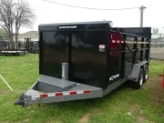 2025 Bwise | 7x16x4 | Ultimate Dump | 2-8k Axles | Black/Grey 