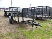 2025 Coffee Creek Trailers | 5x10x2 | Landscape Utility | 1-3.5k Axle | Black 