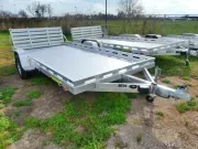 2027 Aluma | 8014S BT Utility | 1-4k Brake Axle | Bi-Fold Gate Aluma 