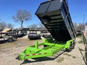 2025 Bwise | 7x14x4 | Ultimate Dump | 2-7k axles | Blk/Grn 