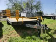 2026 Rawmaxx Trailers | 8.5x20 | 2-7k axles | Black/Orange | Stand Up Ramps 