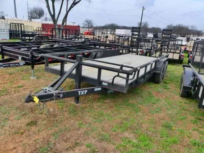 2023 TXP | 83X20 | Utility | 2-7K Axles | Black | Stand Up