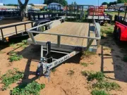 2026 Rawmaxx Trailers | 83X16 | Utility Pipe Top | 2-3.5k Axles | Tan | 