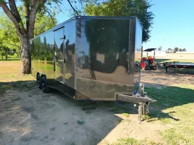 2026 T-Rex Trailers | 8.5x20 | Enclosed Cargo | 2-5.2k axles | Black w 