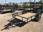 2024 Coffee Creek Trailers | 5x10 | Utility Angletop | 1-3.5k Axle | Black |  