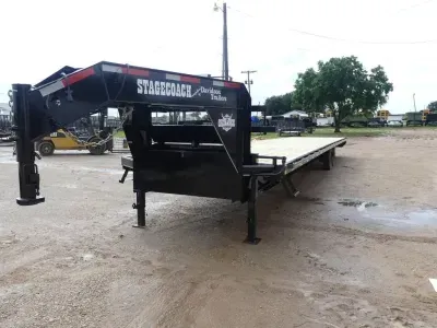 2024 Davidson Trailers | 8.5X40 | GN Flatbed | 2-8K Axles | Black | Slide