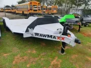 2026 Rawmaxx Trailers | 8.5x20 | SLX STEEL FLOOR | 2-7k axles | WHT | Sl 