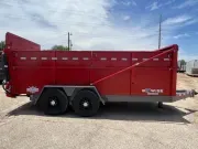2025 Bwise | 7x16x4 | BP Ultimate Dump | 2-7k Axles | Red/Gray 