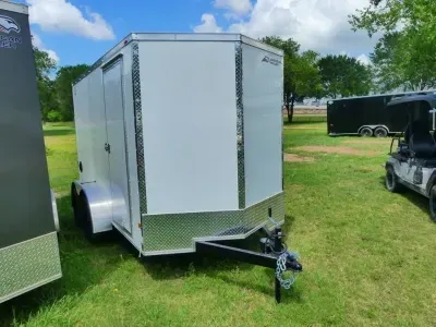 2026 American Hauler | 6x12 | Enclosed Cargo | 2-35k axles | white | Ra
