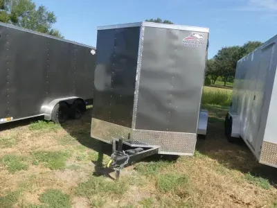 2026 American Hauler | 7x16 | Enclosed Cargo | 2-35k axles | Charcoal |