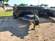 2025 Rawmaxx Trailers | 7x16x3 | LTX Dump | 2-10k Axles | Black | 3 Way  