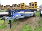 2025 Rawmaxx Trailers | 83x20 | 2-7k axles | Grey | Slide in Ramp 