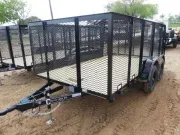 2024 Coffee Creek Trailers | 7X12x4 | Landscape | 2-3.5K Axles | Black | Tail 