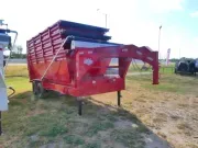 2027 Ascend Trailers | 7X16 | GN Roll Off Dump | 2-8K Axles |Red | 4 Bin 