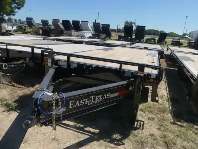 2026 East Texas Trailers | 8.5X24 | BP Tilt Deckover | 2-7K Axles | Black