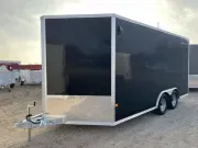 2022 Alcom Stealth Trailers | 8.5X16 | Enclosed | 2-3.5K Axles | Black | Ramp 