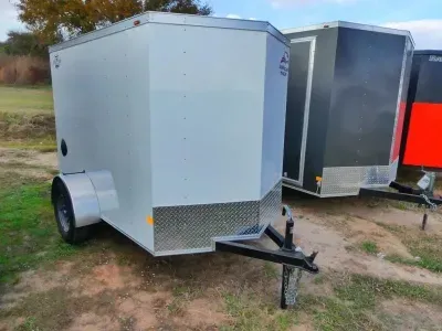 2026 American Hauler | 5X8 | Enclosed Cargo | 1-35K Axles | White | Rea