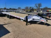 2026 Rawmaxx Trailers | 8.5x26| BP DTX Tilt Deck | 2-10k | WHT| Tilt  