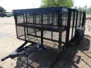 2025 Coffee Creek Trailers | 7x12x4 | Landscape + | 2-3.5k axles | Black | Ta 