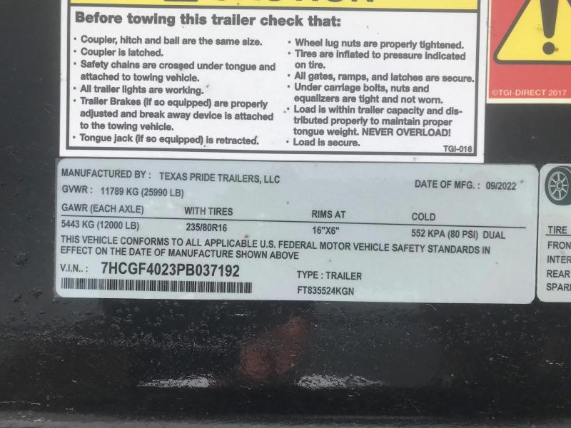 used Equipment / Flatbed Trailers Texas Pride Trailers  for sale, in Chandler, AZ Thumbnail 7