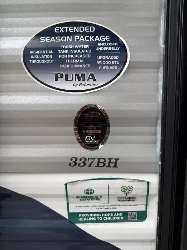 new Travel Trailers Forest River Puma for sale, in Pikeville, KY Thumbnail 9