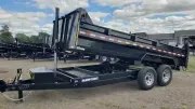 2025 Sure-Trac 82X16 HD 14K Low Profile Telescopic Dump Trailer F 