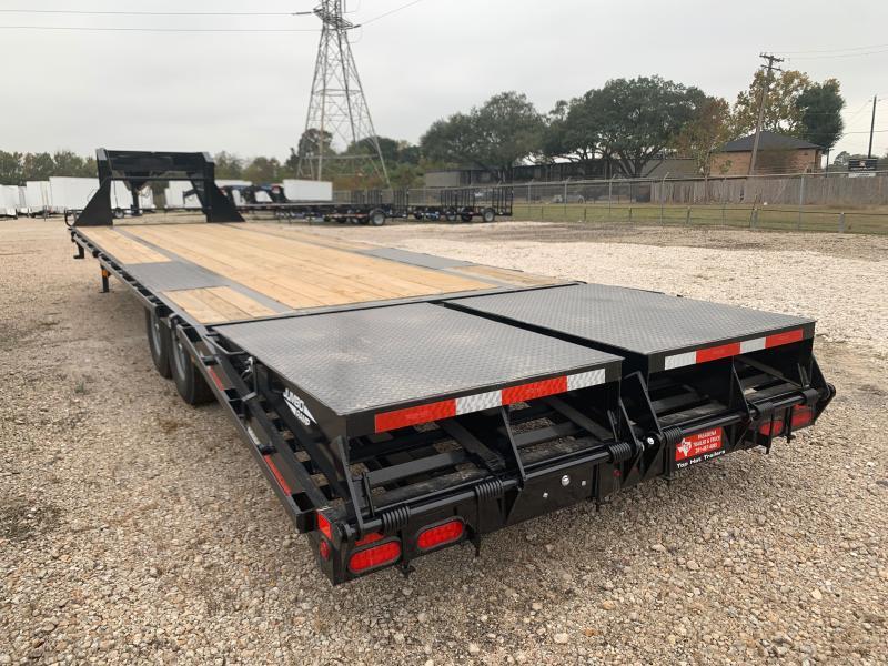 2021 TOP HAT 25+5 GOOSENECK DECK OVER 14K Pasadena Trailer Flatbed