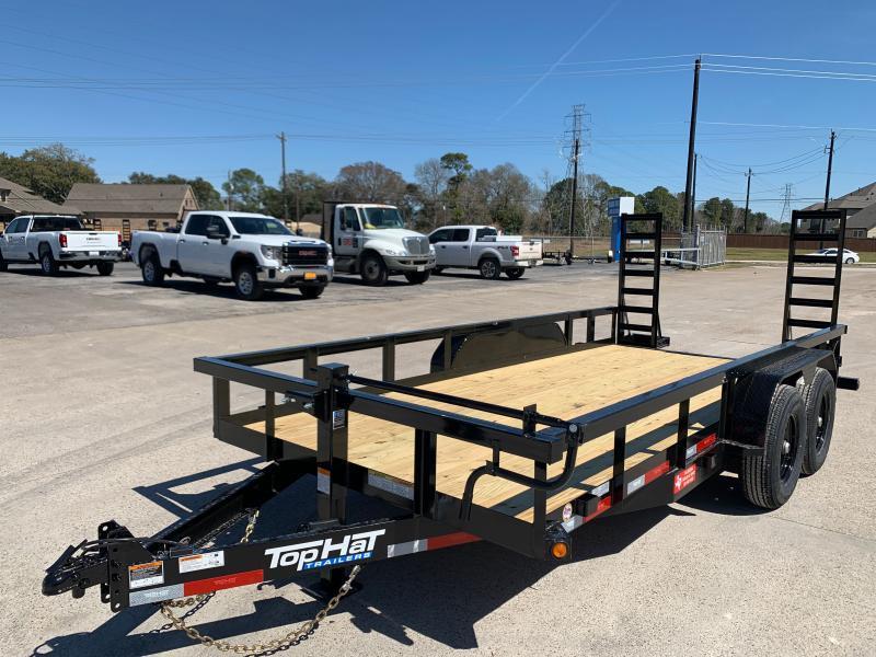 2023' TOP HAT 16X83 HEAVY HAULER FURS 14K Pasadena Trailer Flatbed