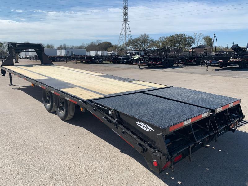 2022 TOP HAT 25+5 GOOSENECK DECK OVER 15.9K Pasadena Trailer Flatbed, Utility, Cargo and