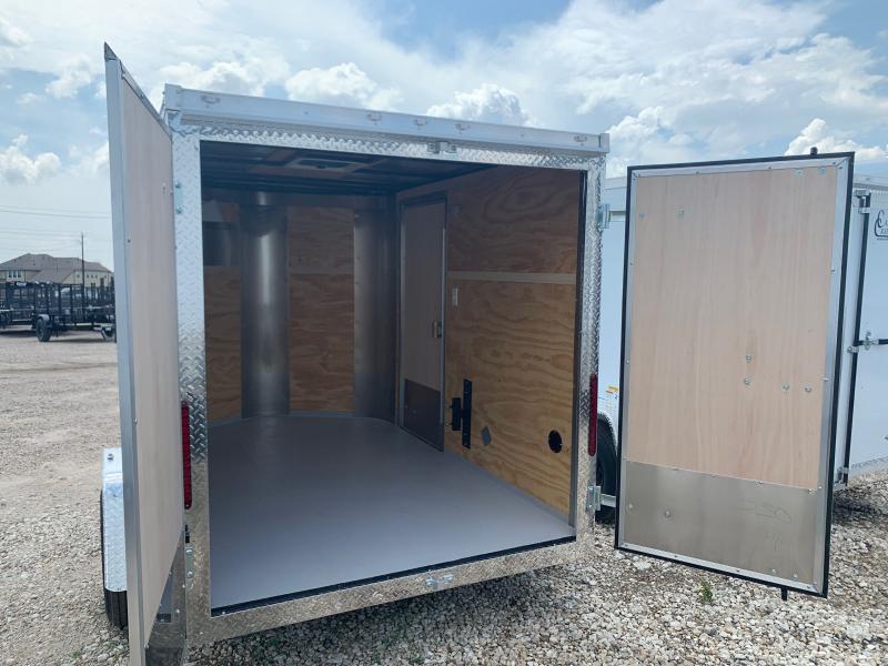 2024 CARGO CRAFT 6X10X6 D/DR 3K Pasadena Trailer Flatbed, Utility, Cargo and Dump Trailers