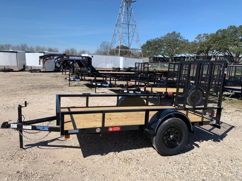 2023 TOP HAT 5X10 ANGLE TOP 3K Pasadena Trailer Flatbed, Utility