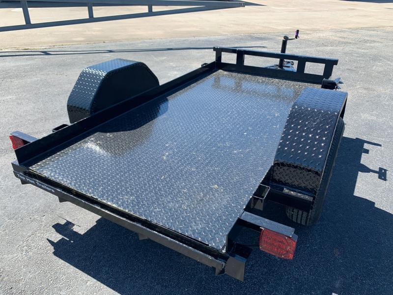 2023 TOP HAT 4X8 STEEL FLOOR 3K Pasadena Trailer Flatbed, Utility
