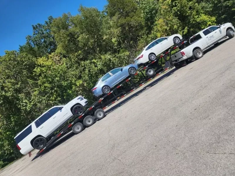 2022 Texas Pride Gooseneck 3-Car Hauler Wedge Trailer 24K GVWR