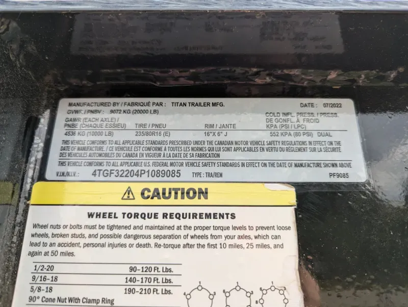 used Equipment / Flatbed Trailers Titan Trailers  for sale, in Sheridan, WY Thumbnail 5