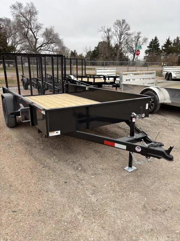 2026 H and H Trailer 76x12 Solid Side Utility Trailer  3K Idler