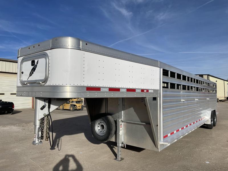 2015 Featherlite 30' Stock Trailer Livestock Trailer 6AKaXo