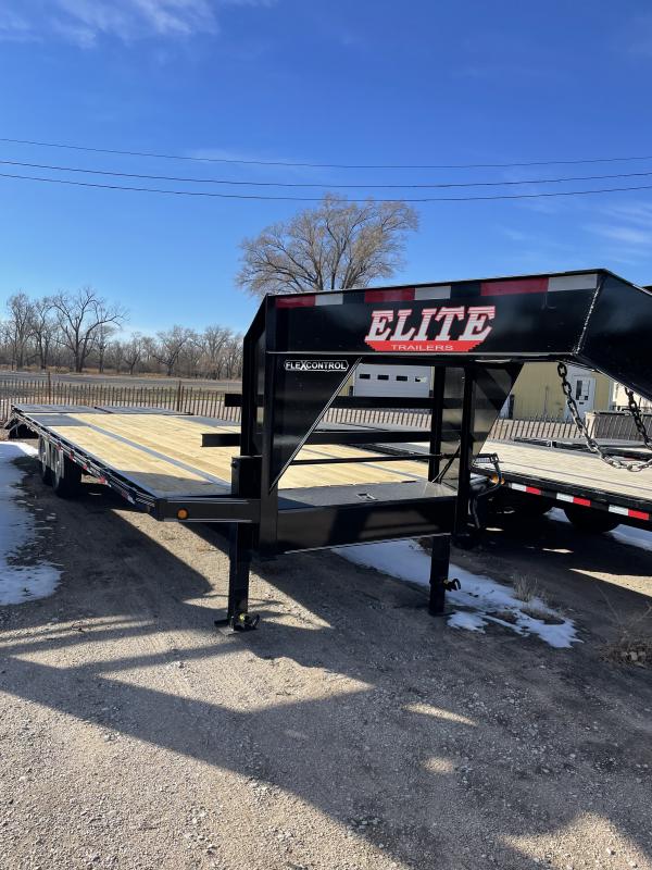 2023 Elite Trailers 25' GN Flatbed Flatbed Trailer 2023 Elite Trailers 25' GN Flatbed Flatbed Trailer