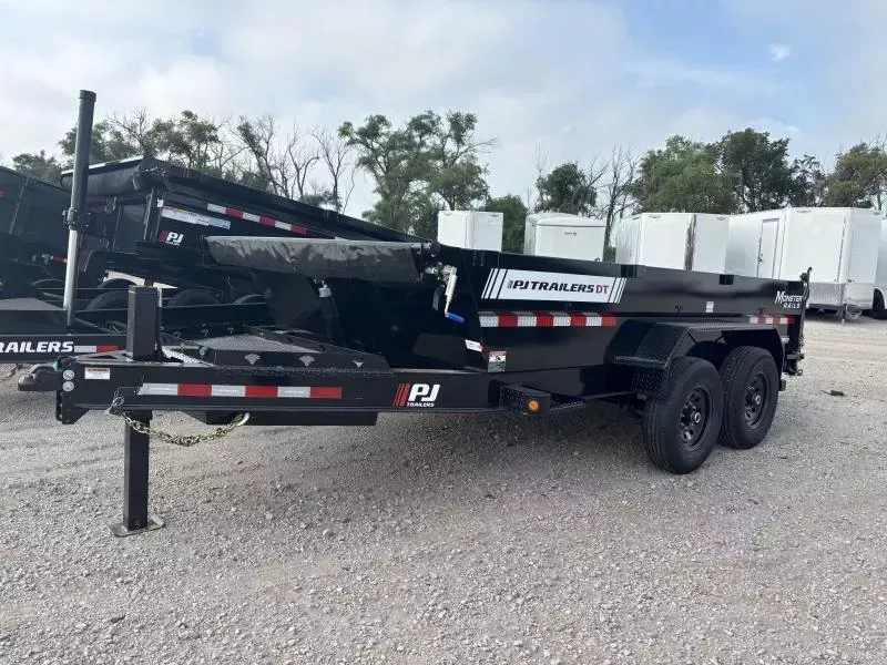 2026 PJ Trailers DT1142 14' Telescopic Dump Trailer