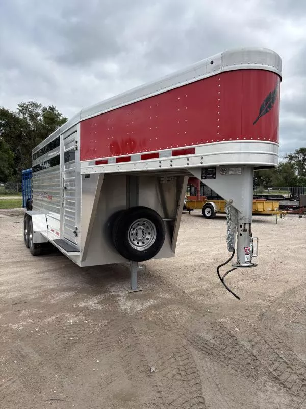 2015 Featherlite 8127 Stock / Stock Combo Trailer